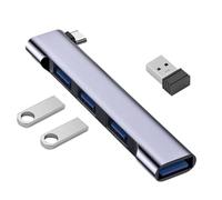 4 Port Usb Hub Portable 4-In-1 Design High-Speed Data Transfer Charging | Computer Usb Hub Phone Laptop Tablet Computer Notebook PC Multiport Hub Splitter Adapter Dongle High Sp