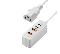 4-Port USB Type C Charging Dock for Electric Bike Motorcycle with 12V-100V Input and 5V 5.1A Output Fast Charging Vehicle Mounted Tpye C Data Cable