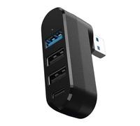 4 Port USB3.0 2.0 Hubs 180° Rotatable USB C High Speed Data Transfer Disk Splitter Drives Adapter for Laptop USB Extender for Laptop