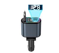 4 Port Vehicle Device 120W High Strengthen Display Permanent Metal Housing Global Car Agreement Fast Charging Car Link