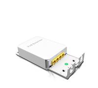 4-Port Waterproof POE Repeater 100/1000Mbps Outdoor Network POE Extender IP55 VLAN 44-57V 30W
