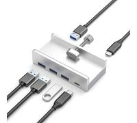 4 Ports Aluminum External Dock Station 3.0 Hub Data Transmission For PC Desktop Accessories Clip-On Splitter Adapter 5Gbps