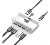 4 Ports Aluminum External Dock Station Usb 3.0 Hub Data Transmission For Pc