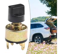 4-Position 3-Way Rotary Selector Switch for Car Air Conditioner Fan Control - 10A 24VDC / 6A 120VAC, Gold Metal Auto For HVAC Speed Regulator Switch