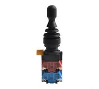 4 Position Joystick Switch for HKL-FW24, 4NO Momentary Monolever Rocker Switch, 22mm Panel Mount Control for Industrial Electrical Equipment, Blue/Purple