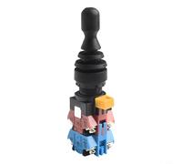 4-Position Momentary Joystick Switch with 4NO Contacts, 22mm Panel Mount, AC 600V Isolation Voltage, for HKL-FW24 Industrial Control Systems