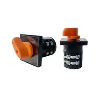 4 Position Rotary Cam Switch 690V 20A 2 Phases Electric Motor Changeover Selector Control Manufacturing HZ5B-20/2(Y Handle)