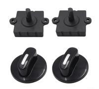4-Position Rotary Switch 3- Fan Selector with Knob, 13A 125V/10A 250V Controller for Oven Heater Humidifier, ABS Black(Model B)