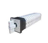 4 Position Swivel Switch with Lock, 0-4 Position LW12-16/12 Switch Rotary Selector Cam Switch 12 Pole Knots 48 Terminals 16A Power Control