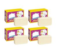 4 Pre Wash Laundry Stain Remover Bars - Pre Treatment Stain Bar 100g - Removes Stubborn Stains From Laundry | No Bleach (100g Bar) - For Hand Washing & Machine Wash