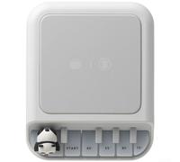 4 precise temp settings, LED night light, fast heating tech, fits most mugs, office home use(White)