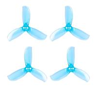 4 Precision Balanced Propellers with 2.4 Inch Pitch and 63.5 mm Diameter for 04 FPV Racing and Clear Intake FPV Propeller