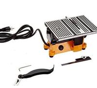 4" Professional Mini Table Saw 220V 90W Electric DIY Miniature Table Saw for Woodworking 4500rpm Portable Bench Top Saws with 3 Blades and Adjustable Miter Guide, 5/8”Cutting Depth
