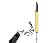 4 Prong Eyebrow Pencil Easy Control Smudgeproof Dobule Ended Brows Spoolie Easy Application For Women And Girls Natural Looking Brows Pencil