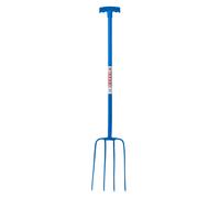 4 Prong Manure Fork T Handle Lightweight for Stable Bedding or Garden Compost