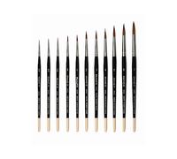 #4 Pure Kolinsky Sable Fine Point Round Artist Brush Series 8408 By Raphael by Raphael