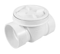 4" PVC Backwater Valve,4-Inch Drain Backflow Preventer Valve Prevent Sewage and Rainwater from Flowing Back