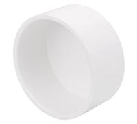 4" PVC Pipe End Cap Fitting, Schedule 40 Furniture Grade PVC Pipe End Cap Plug Adapter, White 4" PVC Pipe Plug Socket Fittings for Build PVC Furniture DIY Garden Shelf