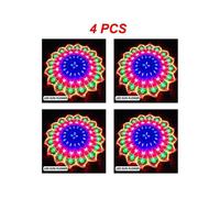 (4 Random plug 4pcs) 1~10pcs Led Decoration Light Peacock Love Five-pointed Star Atmosphere Lamp For Room Christmas Wedding Party Colorful Decorative