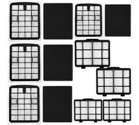 4 Replacement Filter Kits Compatible with Eureka NEN180 NEN186BL Bagless Vacuum Cleaner, Includes 4 Dust Cup Cartridges and 4 High Efficiency Filters