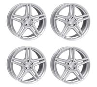 4 Rial M10 wheels 6.5Jx16 ET38 5x112 SIL for MERCEDES-BENZ A B C CLA CLC CLK E V