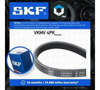 4 Rib Multi V Drive Belt fits FIAT PUNTO 188, 199 1.2 1.4 1999 on SKF 46736814