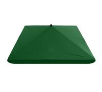 4 Ribs Patio Replacement Parasol Canopy Umbrella Clothes Rectangular Changing Out the Cloth Canopy Umbrella Canvas for Patio Garden Market Umbrella(Green,2x2.0m=6.6x6.6')