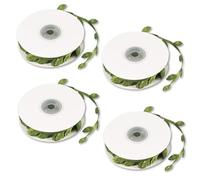 4 Roll Artificial Vines 40m, Fake Leaves Eucalyptus Leaf Ivy Garland Silk Foliage Green Fake Hanging Plants for Party Decorations Wedding Birthday DIY Crafting