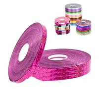 4 Roll Rose Red Balloons Ribbon,200m Rose Red Balloons String Ribbon,5mm Shiny Ribbon Rose Red Curling Ribbons for Gift Wrapping Crafting,Bows,Birthday Wedding Party Decors,Christmas Wrapping Ribbon