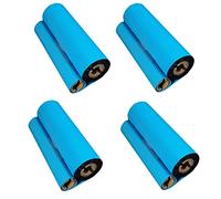 4 Rolls 4.33'' x 244' Premium Resin Enhanced Wax Ribbon, 110mm x 74m Black Thermal Transfer Ribbon, Desktop Barcode Thermal Label Printer Ribbons, 1/2'' Core, for Zebra GC, GK, GX, ZD & Eltron