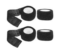 4 Rolls Black Fabric Tape Chair Leg Protector Strips