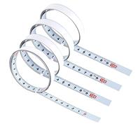 4 Rolls Carbon Steel Self Adhesive Measuring Tape include 2 Roll 1m Left To Right, 1 Roll 1m Right To Left, 1 Roll 2m The Middle To Left To Right Sticky Scale Self-Adhesive Tape Measure T Track Ruler
