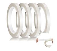 4 Rolls Clear Heat Resistant Tape, 108 ft Heat Resistant Tape for Sublimation Heat Transfer Resistant Press High Temperature Tape for Electronics Printing Vinyl Heat Circuit Board DIY Crafts(10mm)