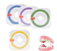 4 Rolls Dental Polishing Strips Multicoloured Rolls Dental Teeth Abrasive Strip Practical Tooth File 3 Sizes Teeth Sanding Grinding Tool for Professional Home Use Dentist Tools