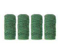(4 Rolls) Garden Mile Heavy Duty Green Thick Garden Twine Natural Jute String Rope Plant Ties For Indoor Plants Outdoor Packaging Rope Craft String