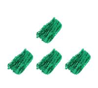 4 Rolls Green Wavy Edge Trim Ribbon for Sewing DIY Costume Fabric Bags | Cloth Material, Cuttable Length, Easy to Sew, Delicate Curved Edging for Quilting Accents and Craft Projects
