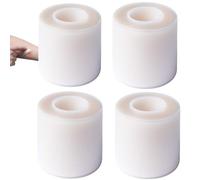 4 Rolls Hydrocolloid Roll for Wound Care 5cm*3 m, Self-Adhesive Wound Dressing Pads, Cut-to-Size Waterproof Hydrocolloid Bandages Patch, Flexible & Skin-Friendly for Cuts, Blisters, Acnes, Scratches