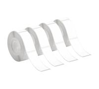 4 Rolls Label Maker Tapes for D30, Thermal Labels Printer Sticker Paper with Self-Adhesive Waterproof Adhesive Label Printer Tape Paper for Office Household Supplies