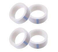 4 Rolls Micropore Surgical Tape, 1.25cm x 9m, Breathable and Hypoallergenic Medical Adhesive Tape for First Aid, Sports, Eyelash Extensions, and Sensitive Skin