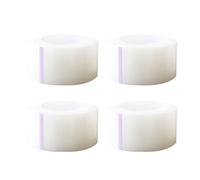 4 Rolls Micropore Surgical Tape 2.5cm x 9m, Hypoallergenic Breathable Medical Tape, Easy Tear Adhesive Micropore Tape for Eyelash Extension, Eyelid Stickers, First Aid Bandages & Multipurpose DIY Use