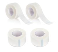 4 Rolls Micropore Surgical Tape, Hypoallergenic Surgical Tape 0.5 inch x 10yds for Skin, Dressings, Face, Wound Care Non-Woven First Aid Plaster Tapes, First Aid for Sensitive Skin