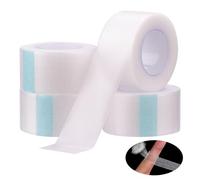 4 Rolls Micropore Surgical Tapes Breathable Hypoallergenic Tape (2.5cm x 9m) Transparent Surgical Tape for Skin Sensitive Skin Face, First Aid Bandage