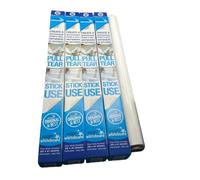 4 Rolls of Magic Whiteboard - Plain White 25 Perforated A1 Sheets. Static & Portable White Board for Walls, Doors, Windows. Sticks to Any Flat Surface. Write on with Any Dry Erase Marker - Easy Clean