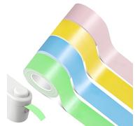 4 Rolls of Tape for L1/Q1/M1 Labeller, 16 mm x 4 m Thermal Adhesive Labels, Thermal Self-Adhesive Labels for Labellers - White