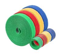 4 Rolls of Tie-Down Straps, Multi-Purpose Tie-Down Straps, Item Securing Straps, Reusable Tie-Ups, Nylon Fabric Fastening Straps