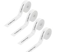 4 Rolls Premium Label Maker Tape - PRT Label Tape Roll, Self-Adhesive Thermal Labe Paper for Home & Office Organisation, Waterproof & Oil-Resistant (15mm X 4m)