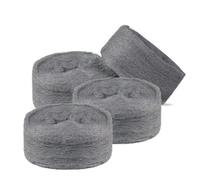 4 Rolls Steel Wool Against Mice, 16 m Effective for Holes, Wall Cracks, Rodent Stop, Mouse Repellent for Home, Garage and Garden