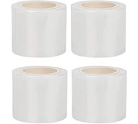 4 Rolls Tattoo Cover Film 150M Length / 4CM WIDTH Tattoo Eyebrow Film Brow Lamination Wrap Micro-blading Barrier Film Disposable Hygiene Tattoo Preservation Film Brows Lips