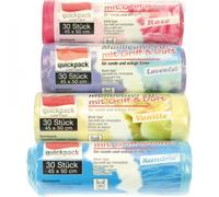 4 Rolls Trash Bags 20L With Scent Each 30 Pieces Garbage Bags Waste Bags