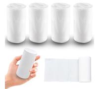 4 Rolls Travel Toilet Paper,Portable Camper Toilet Paper,Independent Packaging Travel Toilets Papers to go Packs,Coreless Toilets Papers for Rv,Camping,Backpacking and Boat